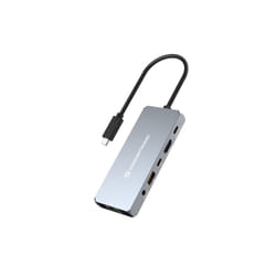 Conceptronic DONN22G laptop dock/port replicator Wired USB 3.2 Gen 2 (3.1 Gen 2) Type-C Grey