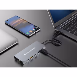 Conceptronic DONN22G laptop dock/port replicator Wired USB 3.2 Gen 2 (3.1 Gen 2) Type-C Grey - Additional view 7