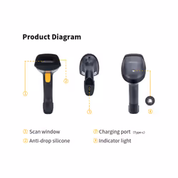 Equip Wireless 2D Barcode Scanner, with Stand - Additional view 7