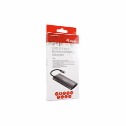 Equip USB-C 9 in 1 Multifunctional Adapter, HDMI 4K/60Hz, Gigabit LAN, USB 3.2 GEN1, SD/TF, 100W USB PD - Additional view 4