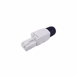 Equip Cat.6 Tool-free RJ45 Plug, 5pcs/set, RJ-45, Black, White, Male, Straight, Polycarbonate (PC), Cat6