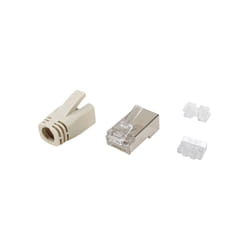 Equip Cat.6A RJ45 Shielded Plug Set, 100pcs/pack