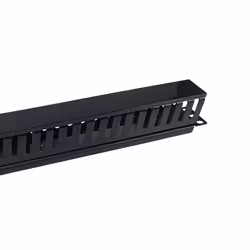 Equip 19" Rack Mount Cable Management Panel, Black - Additional view 4