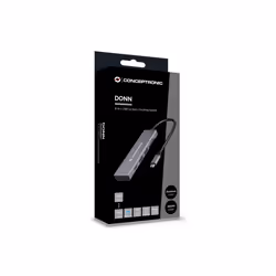 Conceptronic DONN23G 6-in-1 USB 3.2 Gen 1 Docking Station, USB 3.0 x 2, 100W USB PD, 4K 60Hz HDMI, SD, TF/MicroSD - Additional view 5