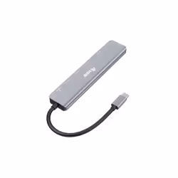 Equip USB-C 7 in 1 Multifunctional Adapter, HDMI 4K/60Hz, USB 3.2 Gen1 x 3 , TF/MICRO SD, 100W USB PD