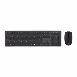 Conceptronic Wireless Keyboard & Mouse Kit, Portuguese layout, Full-size (100%), Wireless, RF Wireless, QWERTY, Black, Mouse  ...