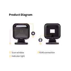 Equip USB 2D Omnidirectional Desktop Barcode Scanner, 1MP - Additional view 6