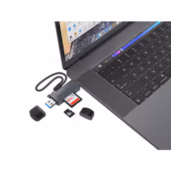 Conceptronic BIAN05G 2-in-1 USB 3.0 Dual Plug Card Reader, SD/MicroSD 3.0, UHS-I - Additional view 7