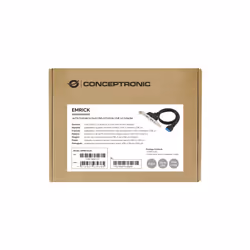 Conceptronic EMRICK11B 19 Pin Female to Dual USB-A Female USB 3.0 Adapter