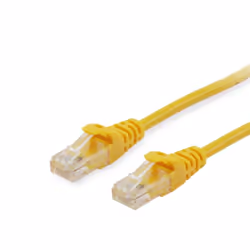 Equip Cat.6 U/UTP Patch Cable, 1.5m, Yellow, 1.5 m, Cat6, U/UTP (UTP), RJ-45, RJ-45, Yellow