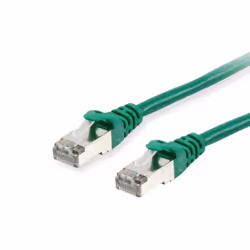 Equip Cat.6 S/FTP Patch Cable, 0.15m, Green, 0.15 m, Cat6, S/FTP (S-STP), RJ-45, RJ-45, Green