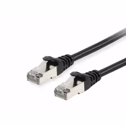 Equip Cat.6 S/FTP Patch Cable, 1.5m, Black, 1.5 m, Cat6, S/FTP (S-STP), RJ-45, RJ-45, Black