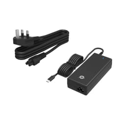 Conceptronic OZUL03BUK 100W GaN Desktop USB PD Charger, Built-in USB-C Cable, UK plug