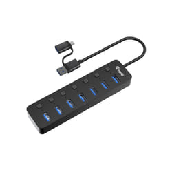 Equip 7-Port USB 3.2 Gen 1 Hub with Power Adapter