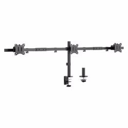 Equip 17"-32" Articulating Triple Monitor Desk Mount Bracket, Clamp/Grommet, 21 kg, 43.2 cm (17"), 81.3 cm (32"), 100 x 100 m ...