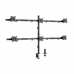 Equip 17"-32" Articulating 6 Monitor Desk Mount Bracket