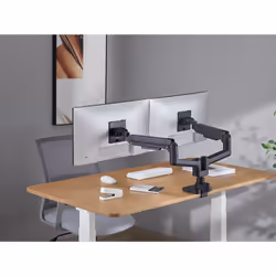 Equip 17"-35" Heavy-Duty Dual Monitor Desk Mount Bracket, Black - Additional view 7