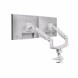 Equip 17"-35" Heavy-Duty Dual Monitor Desk Mount Bracket, White - Additional view 4