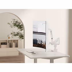 Equip 17"-35" Heavy-Duty Dual Monitor Desk Mount Bracket, White - Additional view 6