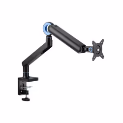Equip 17"-35" Premium Monitor Desk Mount Bracket, Black, Clamp/Grommet, 10.5 kg, 43.2 cm (17"), 88.9 cm (35"), 100 x 100 mm, ...