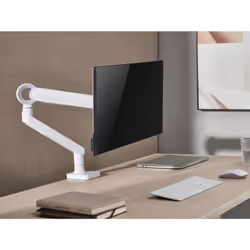 Equip 17"-35" Premium Monitor Desk Mount Bracket, White - Additional view 8