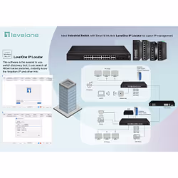 LevelOne Hilbert 10-Port Industrial Gigabit Smart Lite Switch, 8x RJ45, 2x SFP - Additional view 5