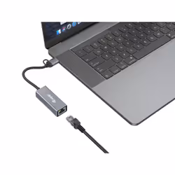 Equip USB-C to 2.5 Gigabit Ethernet Network (USB-C+A) Adapter - Additional view 4