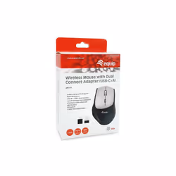 Equip 245115 Wireless Mouse with Dual Connect Adapter (USB-C+A) - Additional view 8