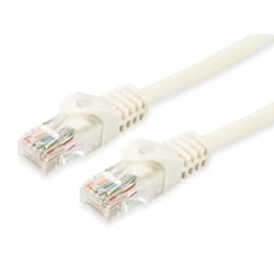 Equip Cat.6A U/UTP Patch Cable, 0.15m, White