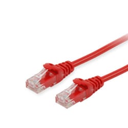 Equip Cat.6A U/UTP Patch Cable, 0.15m, Red