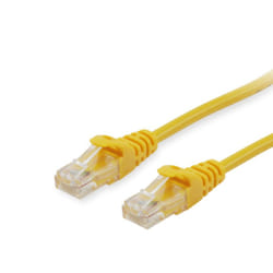 Equip Cat.6A U/UTP Patch Cable, 0.15m, Yellow