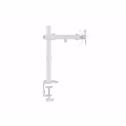 Equip 17"-32" Articulating Monitor Desk Mount Bracket, White