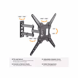 Equip 23"-55" Full Motion TV Wall Mount Bracket - Additional view 7