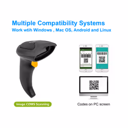 Equip Wireless 2D Dual Mode 2.4GHz + Bluetooth Barcode Scanner, with Stand - Additional view 8