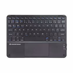 Conceptronic TOBIN01BPT 10-inch Bluetooth Touchpad Keyboard, QWERTY Portuguese, Tenkeyless (80 - 87%), Wireless, Bluetooth, Q ...