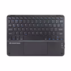 Conceptronic TOBIN01BUS 10-inch Bluetooth Touchpad Keyboard, QWERTY EN (US), Tenkeyless (80 - 87%), Wireless, Bluetooth, QWER ...