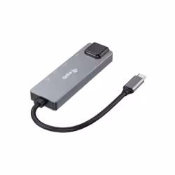 Equip 5 in 1 Multifunctional Adapter, 2.5GbE, USB-A x 2, USB-C x 1, USB-C , 100W USB PD