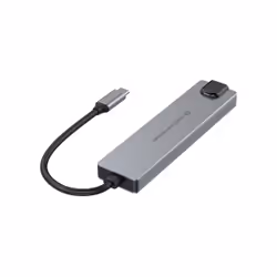 Conceptronic DONN29G 6-in-1 USB 3.2 Gen 2 Docking Station, 4K60Hz HDMI, USB-A 10Gbps x 2, USB-C 10Gbps, GbE LAN, 140W USB PD 3.1