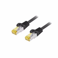 Equip Cat.6A S/FTP Outdoor Patch Cable, 2.0m, Black - Additional view 2