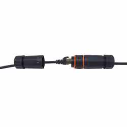 Equip Cat.6A S/FTP Outdoor Patch Cable, 2.0m, Black - Additional view 4