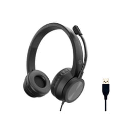 Conceptronic POLONA05B Stereo USB Headset, Noise Cancelling Microphone