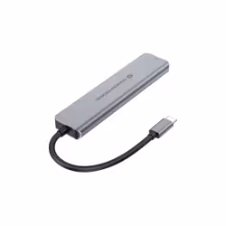 Conceptronic DONN33G 6-in-1 USB 3.2 Gen 1 Docking Station, HDMI, USB-A 5Gbps x 2, USB-C 5Gbps x 2, 100W USB PD
