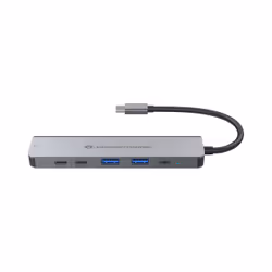 Conceptronic DONN33G 6-in-1 USB 3.2 Gen 1 Docking Station, HDMI, USB-A 5Gbps x 2, USB-C 5Gbps x 2, 100W USB PD - Additional view 4