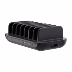 Conceptronic OZUL07B 160W 7-Port USB PD Charging Station, USB-C x 7, PD 3.0, Indoor, AC, 20 V, Black