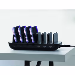 Conceptronic OZUL07B 160W 7-Port USB PD Charging Station, USB-C x 7, PD 3.0