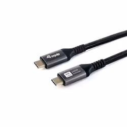 Equip USB4 Gen 2x2 C to C Cable, 3.0m, PD 100W, 4K/60Hz, 20Gbps, Black - Additional view 2