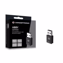 Conceptronic ABBY26B WiFi6 AX900 Dual Band Wireless USB Bluetooth Adapter - Additional view 6