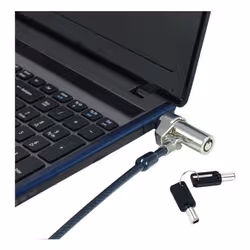 Conceptronic CUSTODIO02BNM Keyed Laptop Lock, Nano Lock Slot, Master Keyed Compatible, 1.8m - Additional view 4