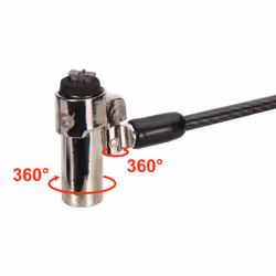 Conceptronic CUSTODIO02BNTM Keyed Dual Head Laptop Lock, Nano Lock Slot, Master Keyed Compatible, 1.8m - Additional view 6