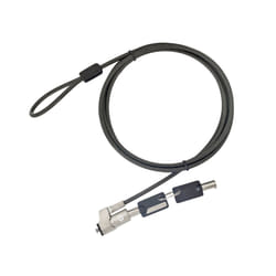 Conceptronic CUSTODIO02BWM Keyed Laptop Lock, Wedge Slot, Master Keyed Compatible, 1.8m